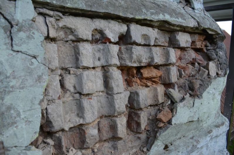 Pomnik Pana Jezusa Boromelskiego Stan przed rekonstrukcją.