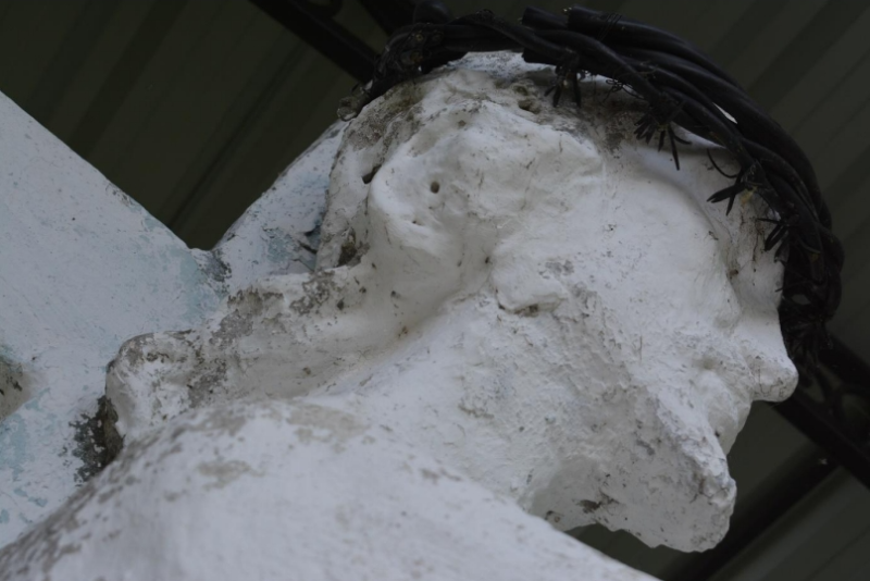 Pomnik Pana Jezusa Boromelskiego Stan przed rekonstrukcją.